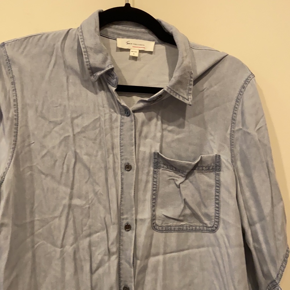Long Button-Down With Elbow Hole - image 3
